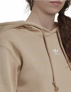 sudadera adidas originals adicolor beige de mujer.