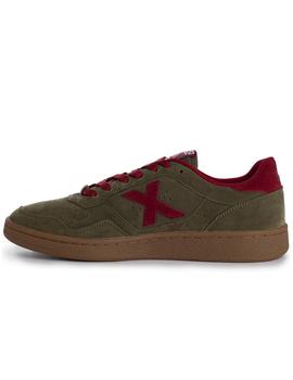 Zapatillas munich arrow 50 verde granate de hombre.