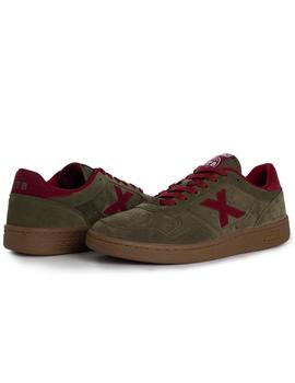 Zapatillas munich arrow 50 verde granate de hombre.