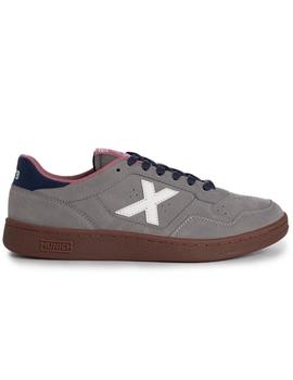 Zapatillas munich arrow gris rosa de hombre.