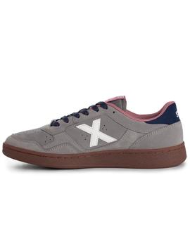 Zapatillas munich arrow gris rosa de hombre.