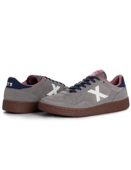 Zapatillas munich arrow gris rosa de hombre.