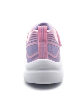 Zapatillas skechers go run 650 fierce flash rosa de niña.