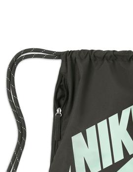 gymsack nike heritage drawstring verde unisex.