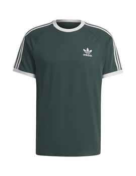 camiseta adidas 3-stripes verde de hombre.