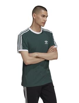 camiseta adidas 3-stripes verde de hombre.