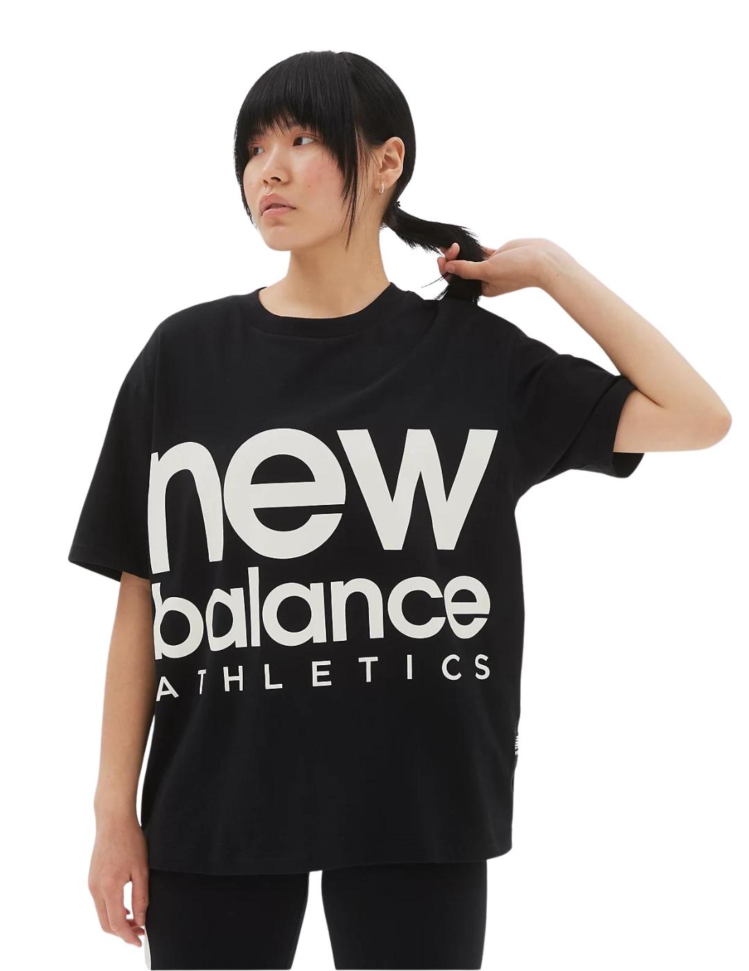 camiseta New Balance athletics out of bounds negro unisex.