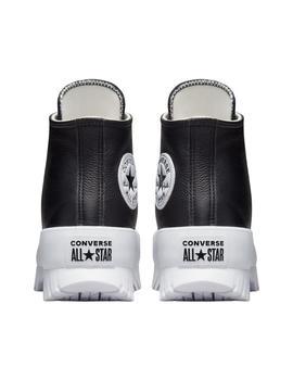 Zapatillas converse lugged 2.0 piel negro de mujer.