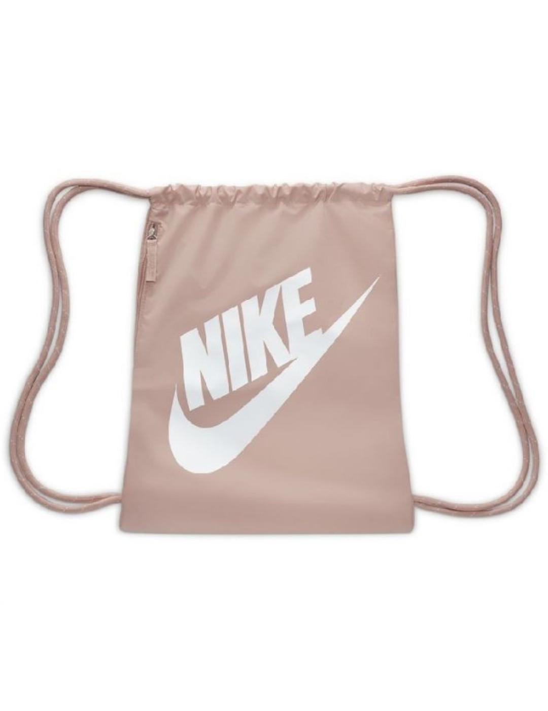 gymsack nike heritage drawstring rosa unisex.