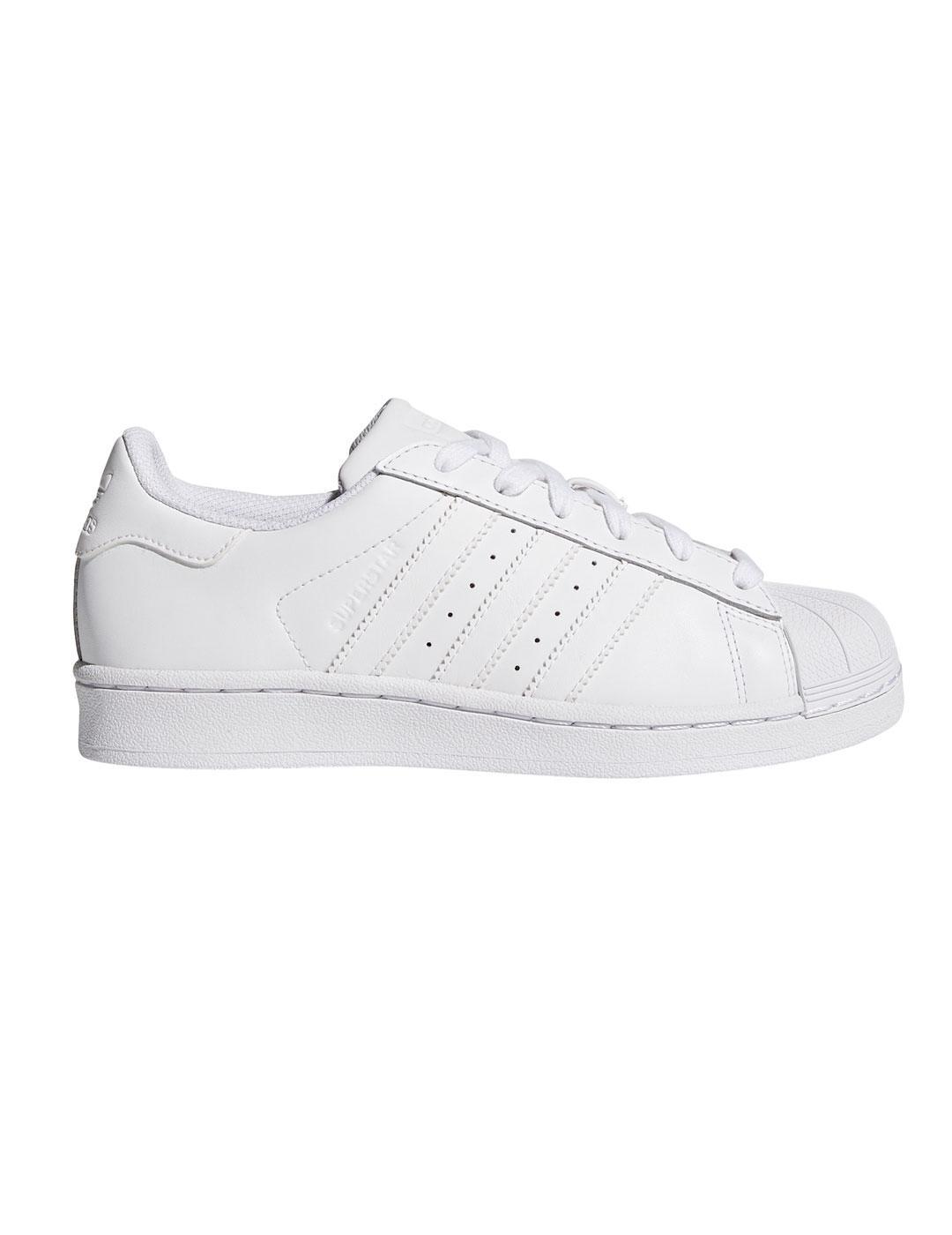 Zapatillas Unisex Adidas SuperStar Junior Blanco