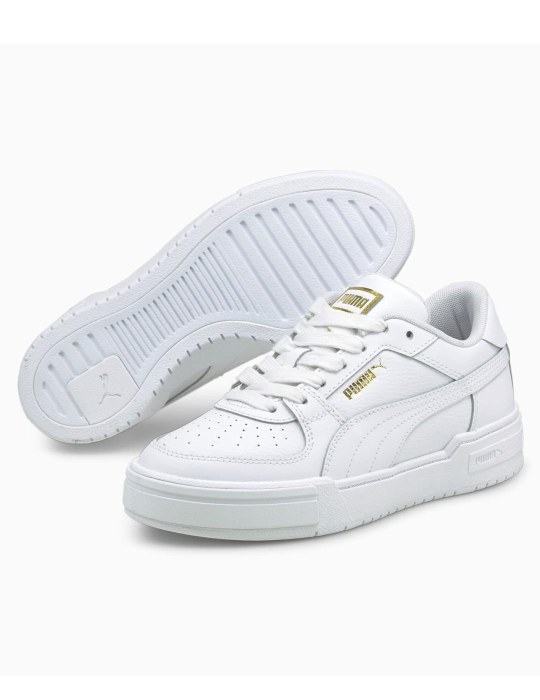 Zapatillas puma CA pro classic jr blanco de niña.