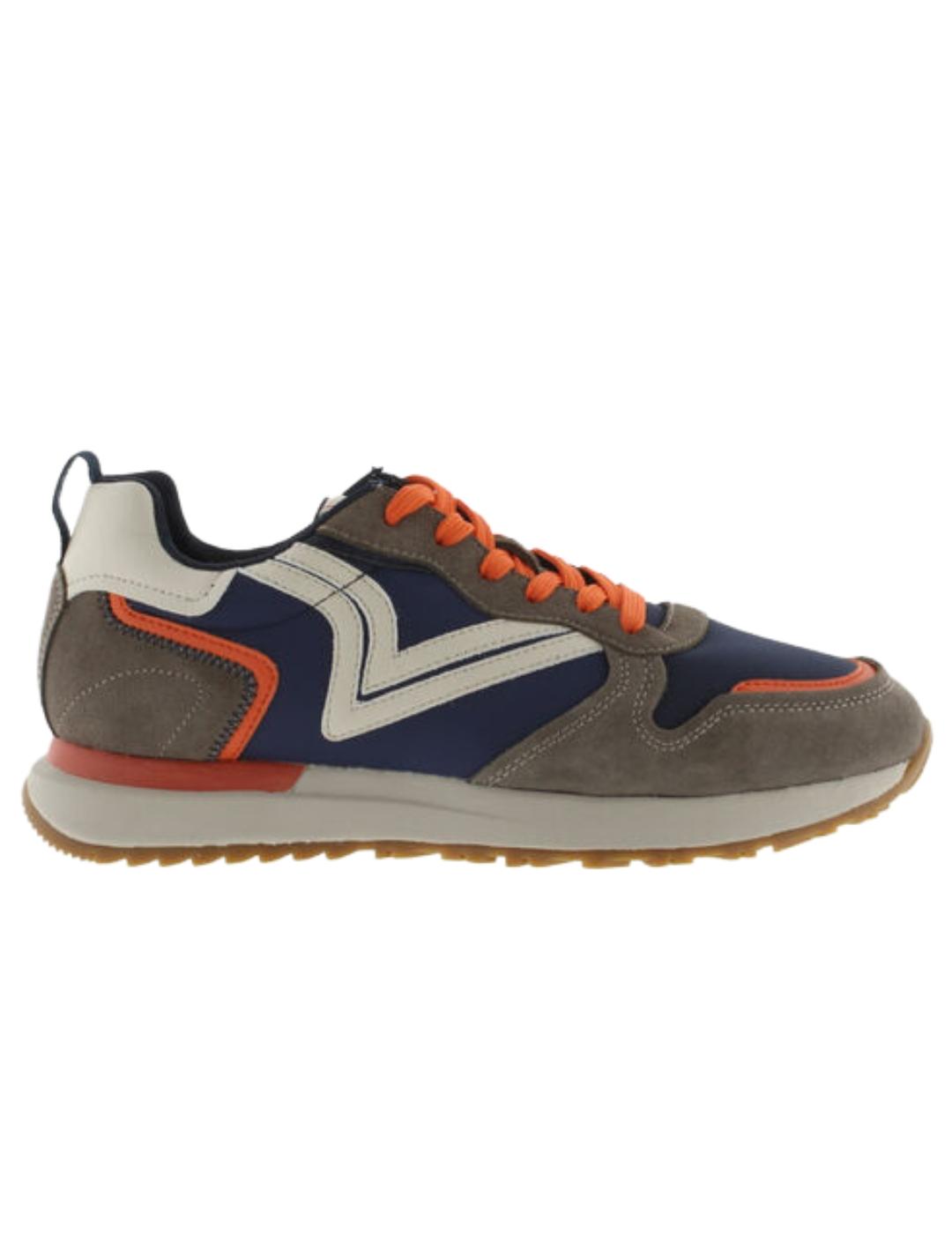Zapatillas victoria leggera urban confort marino de hombre.