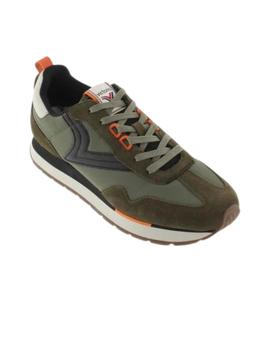 Zapatillas victoria sr801 retro jogger verde de hombre.