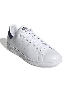 Zapatillas adidas stan smith blanco marino de hombre.