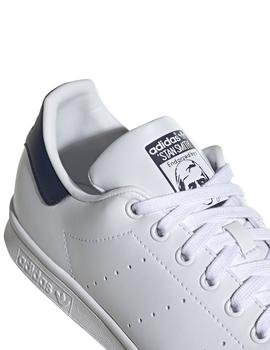 Zapatillas adidas stan smith blanco marino de hombre.