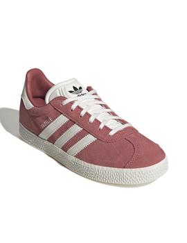 Zapatillas adidas gazelle j rojo de niño.