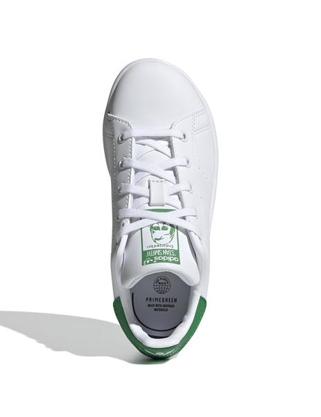 famoso Preferencia Espíritu zapatillas adidas stan smith c blanco verde de niño.