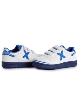 Zapatillas munich g-3 vco profit 312 blanco azul de niño.