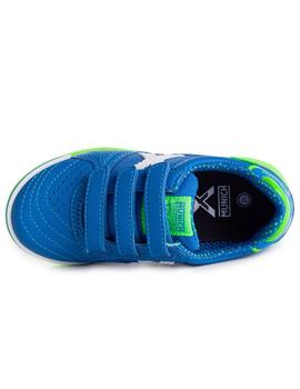 Zapatillas munich g-3 vco profit 313 azul verde de niño.
