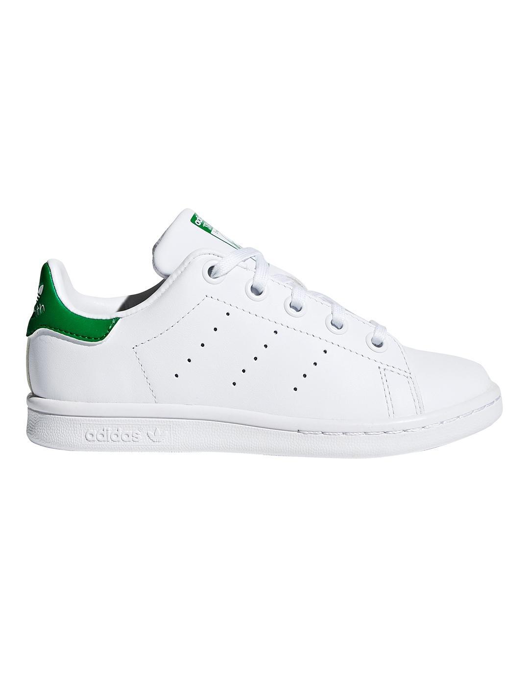 Zapatillas deNiño Adidas Stan Smith Blanco/Verde