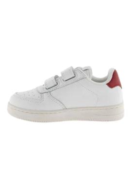 Zapatillas victoria tiempo blanco de niño.