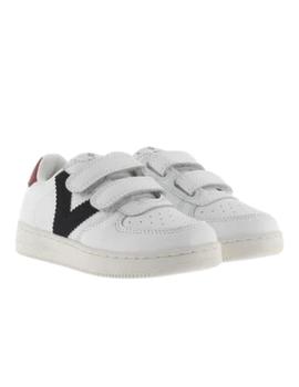 Zapatillas victoria tiempo blanco de niño.