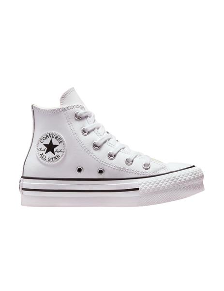 después del colegio Oso polar Compatible con Zapatillas converse all star plataforma blanco de niña.