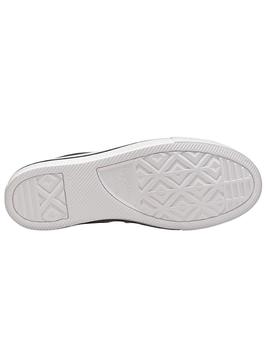 Zapatillas converse all star piel plataforma negro junior.