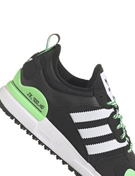 Zapatillas adidas zx 700 hd j negro verde de niño.