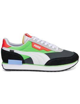 Zapatillas puma future rider play on verde de hombre.