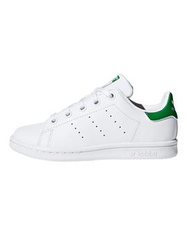 Zapatillas deNiño Adidas Stan Smith Blanco/Verde