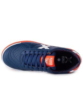 Zapatillas munich g-3 profit marino naranja de niño.