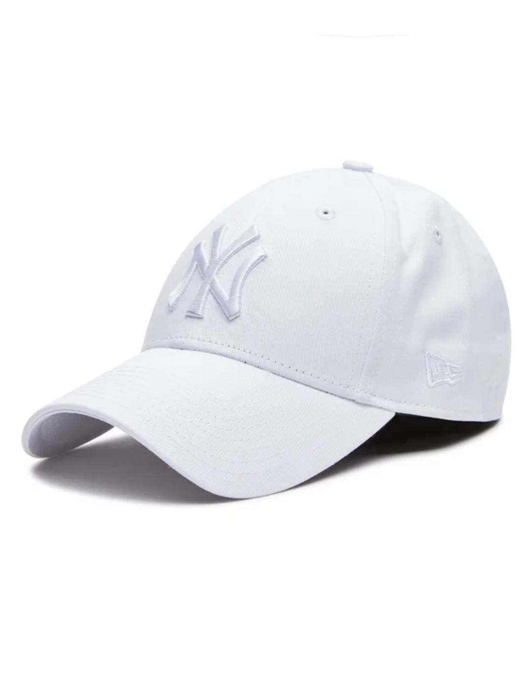 gorra new era New York Yankees blanco de mujer.