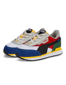 Zapatillas puma future rider splash ac inf multicolor bebé.