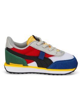 Zapatillas puma future rider splash ac inf multicolor bebé.