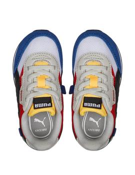 Zapatillas puma future rider splash ac inf multicolor bebé.