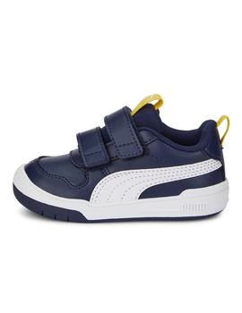 Zapatillas puma multiflex sl v inf marino de bebé.