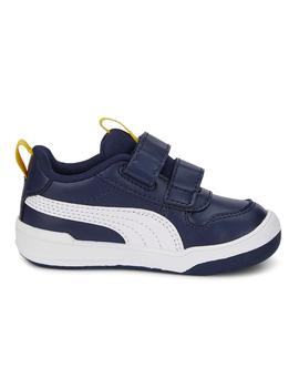 Zapatillas puma multiflex sl v inf marino de bebé.