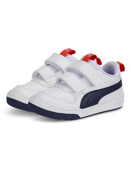 Zapatillas puma multiflex sl v inf blanco de bebé.