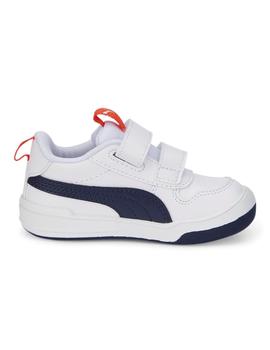 Zapatillas puma multiflex sl v inf blanco de bebé.