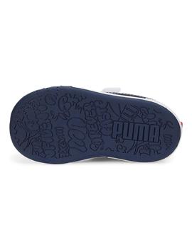 Zapatillas puma multiflex sl v inf blanco de bebé.