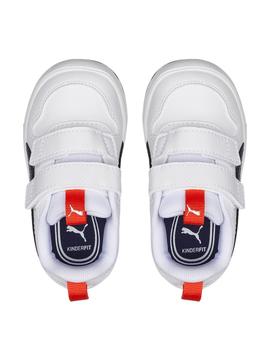Zapatillas puma multiflex sl v inf blanco de bebé.