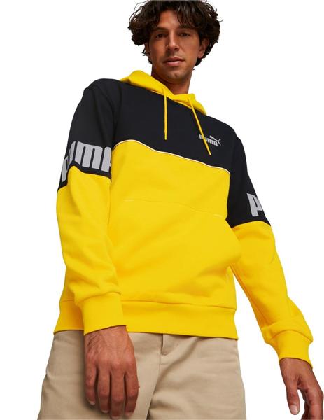 Sudadera PUMA POWER Colourblock para hombre