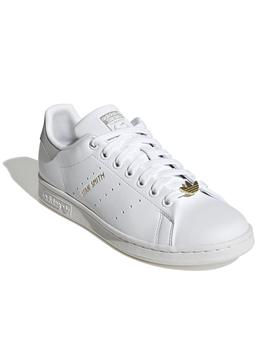 Zapatillas adidas stan smith blanco gris de mujer.