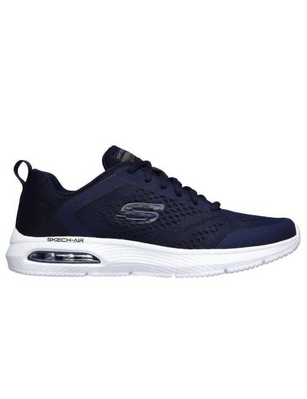 Zapatillas skechers dyna-air pelland marino de hombre.