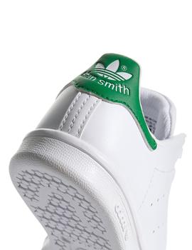 Zapatillas deNiño Adidas Stan Smith Blanco/Verde