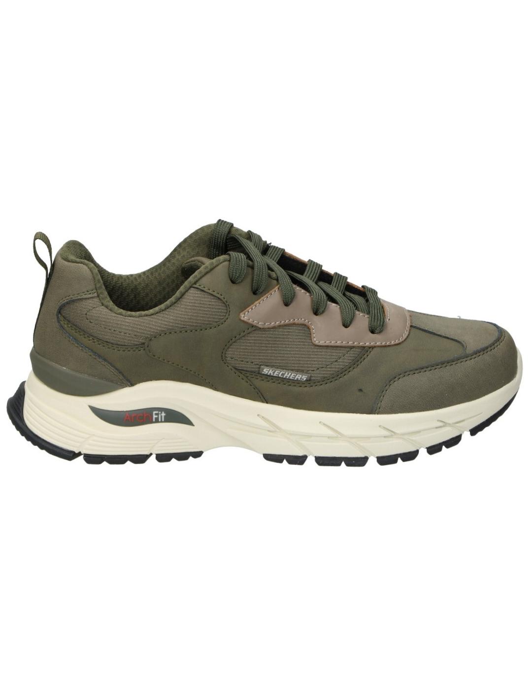 Zapatillas skechers archfit baxter dwyer verde de hombre.