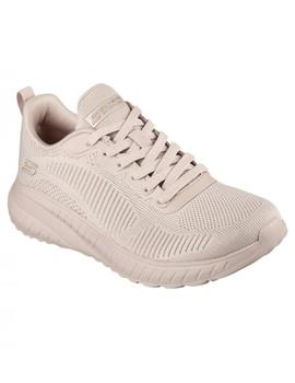 Zapatillas skechers bobs squad chaos face off nude de mujer.