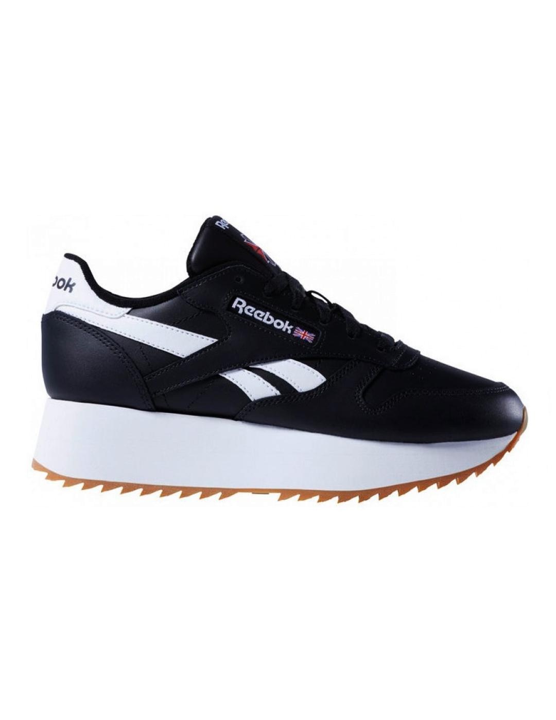 Zapatillas de Chica Reebok CL LTHR DOUBLE NEGRO