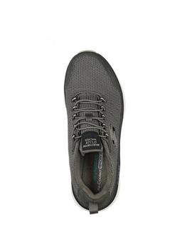 Zapatillas skechers d´lux walker bersaga verde de hombre.